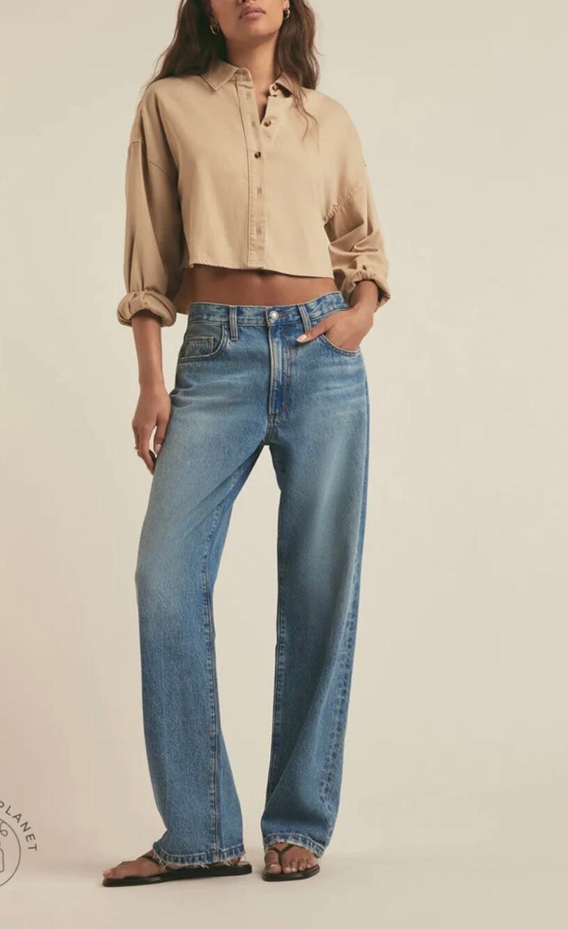 Favorite Daughter THE TOMMY LOW SLUNG STRAIGHT Jeans - 32